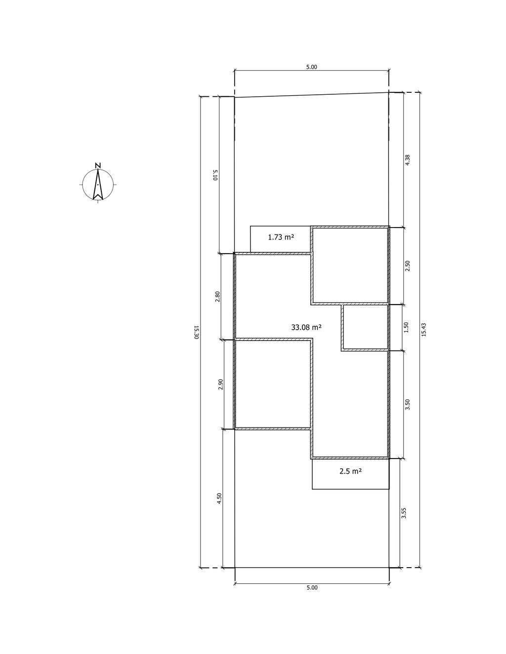 foto denah rumah tipe 36/77 perumahan DELISHA