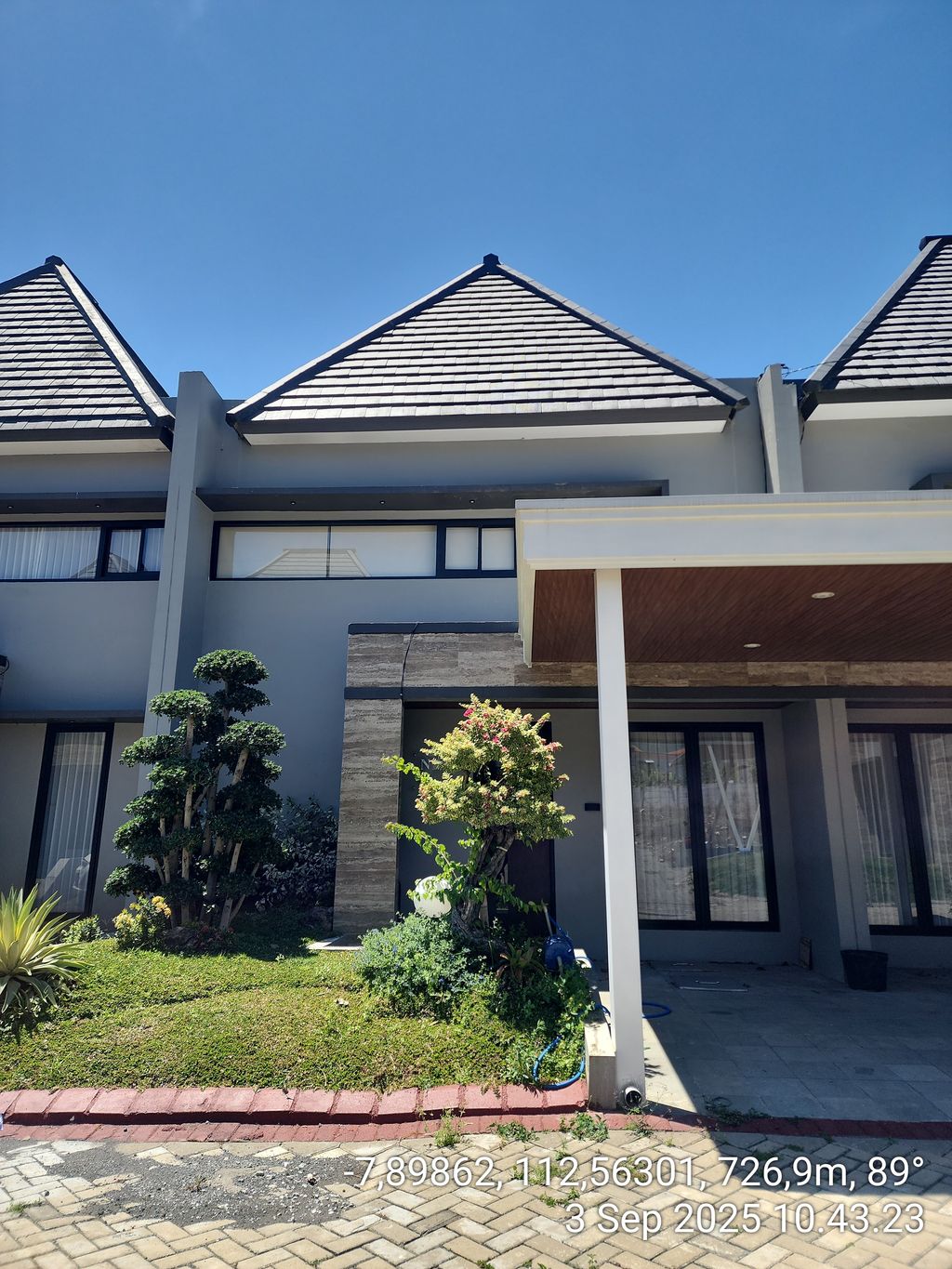 foto tampak rumah tipe N-11 PGR perumahan PERMATA REGENCY TAHAP 2