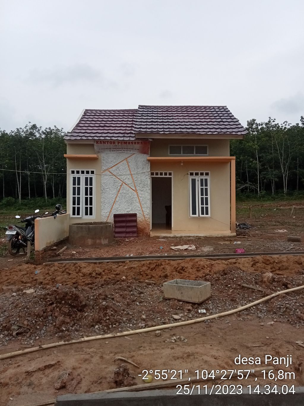 foto tampak rumah tipe 36 SUBSIDI perumahan Griya panji