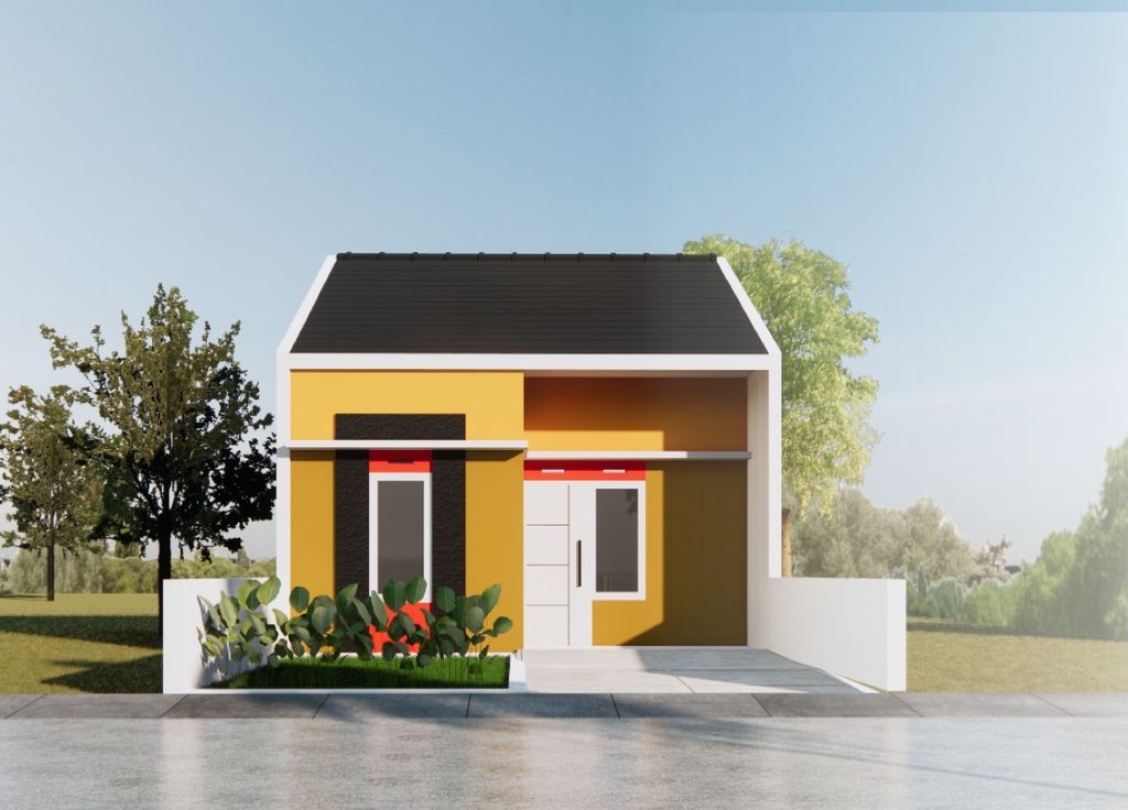 foto tampak rumah tipe Olayan perumahan GRAND ZAM ZAM REGENCY MEDALI TAHAP 2