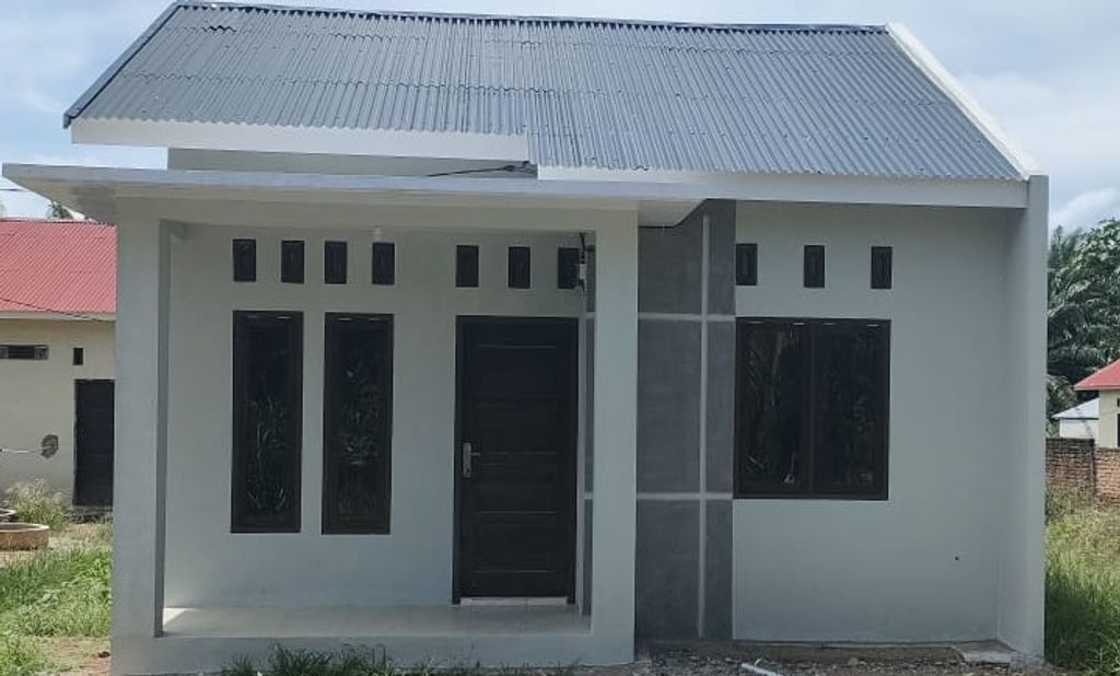 foto tampak rumah tipe 36/96 perumahan TAMAN HARPUBI