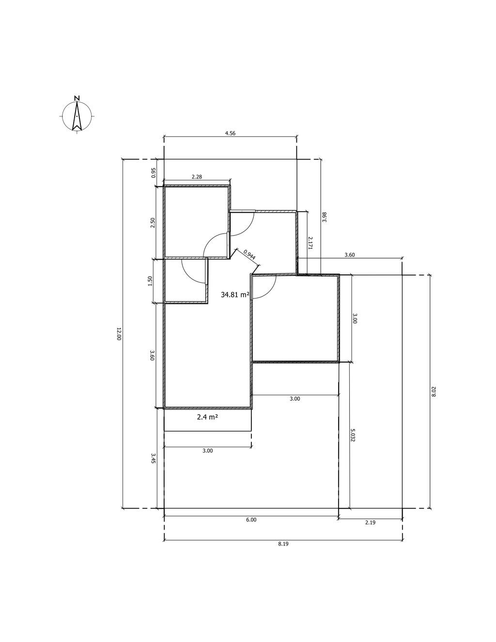 foto denah rumah tipe 36//84,5 perumahan DELISHA