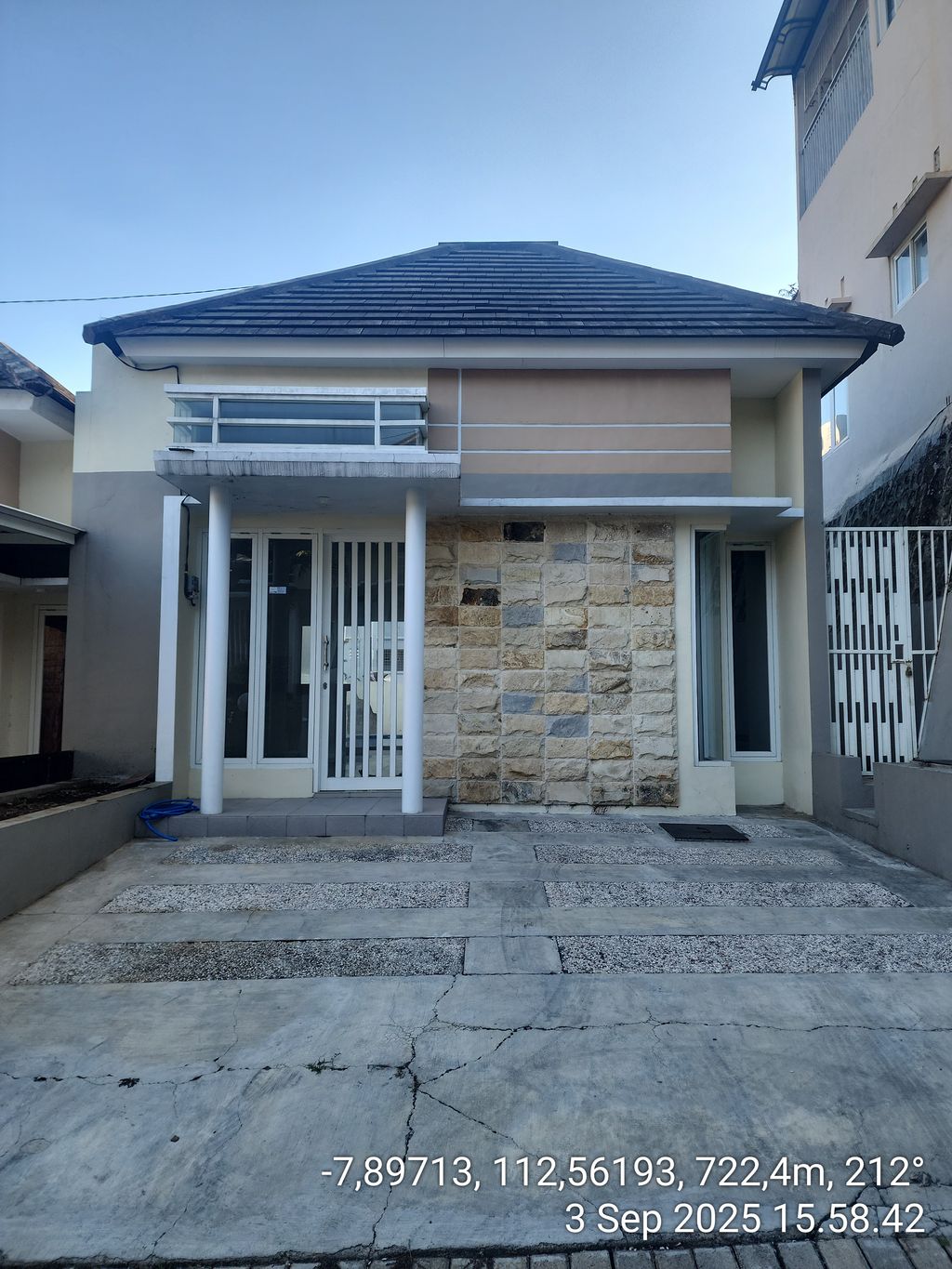 foto tampak rumah tipe H-1 PGR perumahan PERMATA REGENCY TAHAP 2