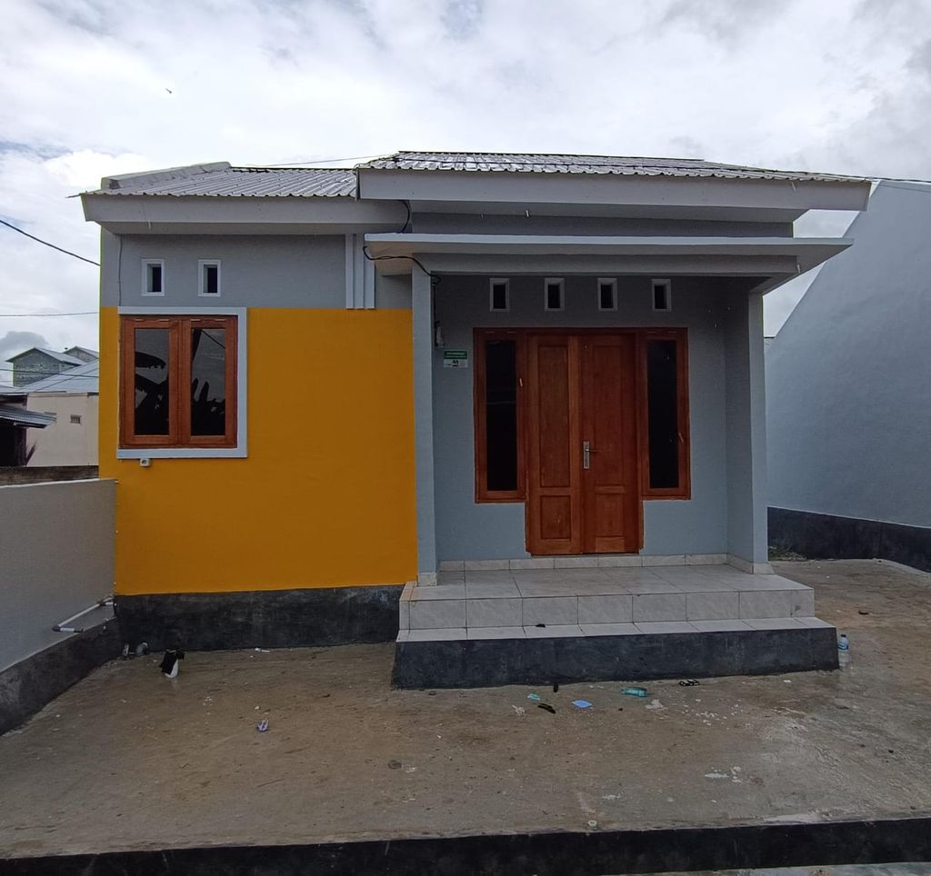 foto tampak rumah tipe 36 perumahan PERUMAHAN BUMI FARINASA HULAWA 2