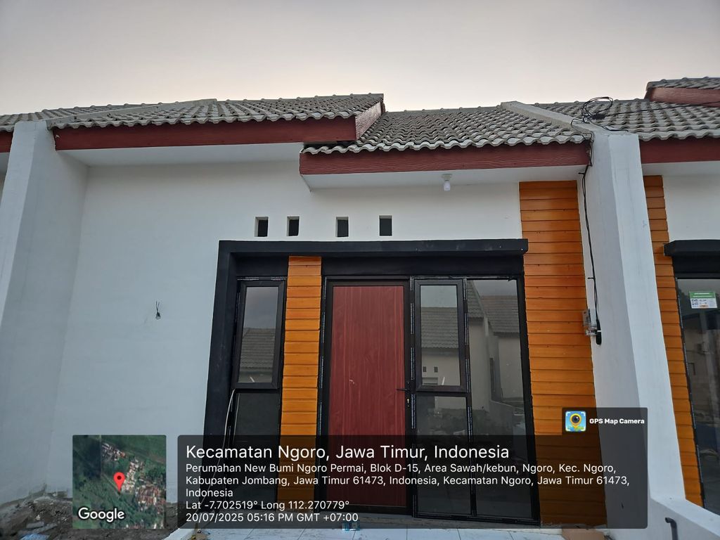 foto tampak rumah tipe 30 perumahan BUKIT SELOREJO REGENCY