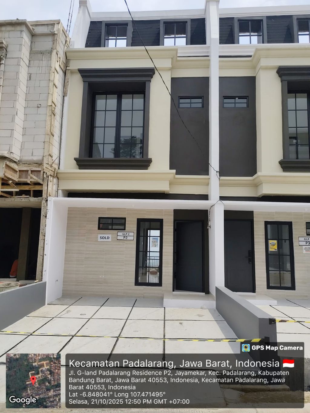 foto tampak rumah tipe 45 Compact Platinum Cozy Level (3 KT) (513) perumahan G-Land Padalarang Residence 2 Tahap 2