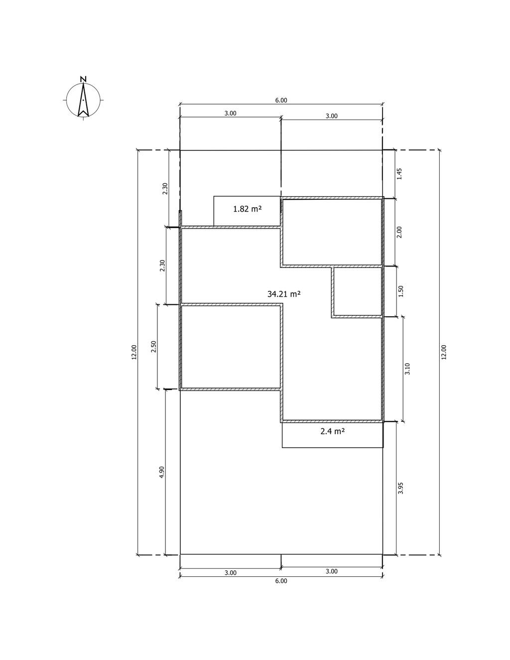 foto denah rumah tipe 36/72 perumahan DELISHA