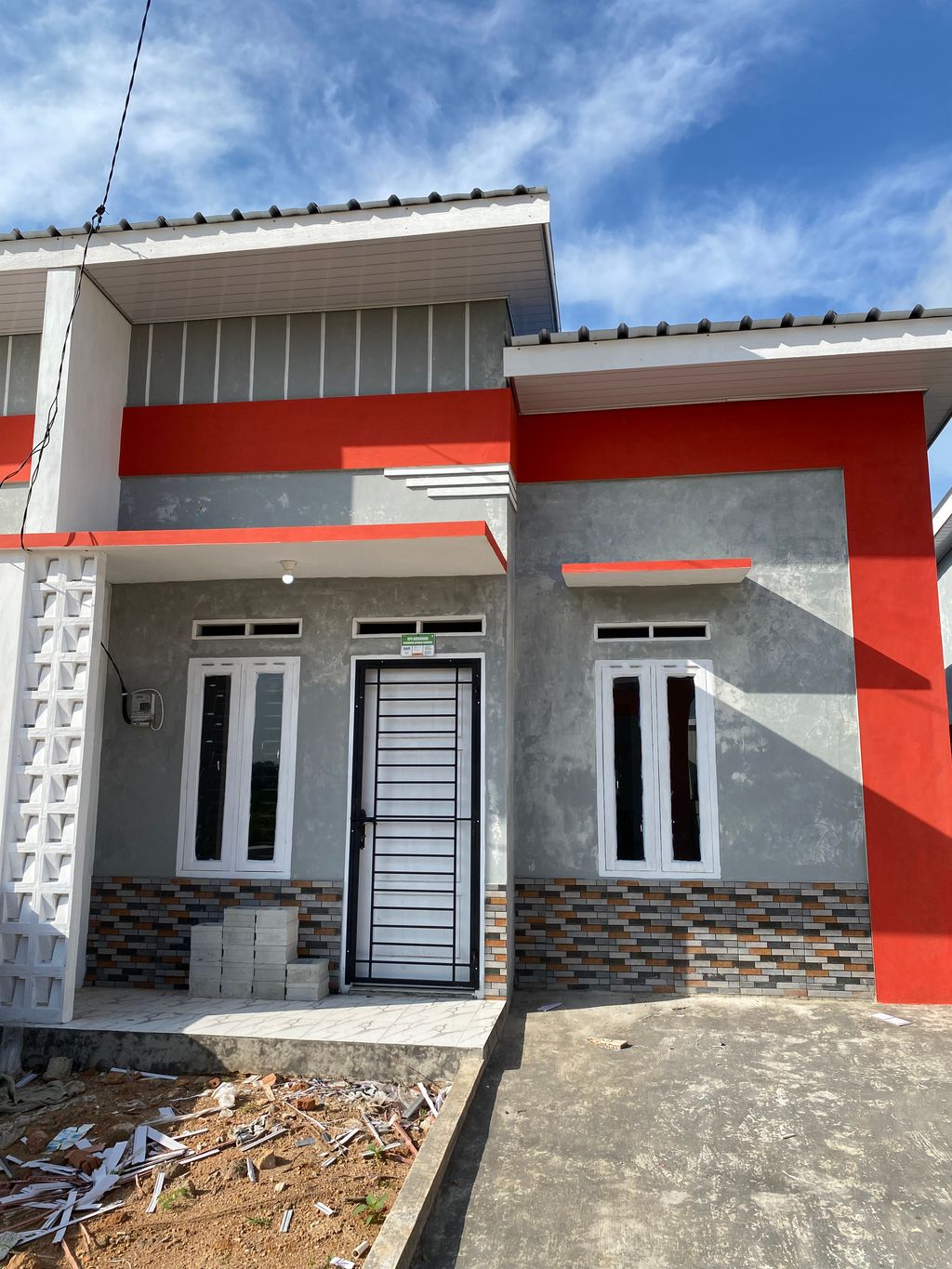 foto tampak rumah tipe 36/78 perumahan TANJUNG BINTANG RESIDENCE TAHAP 3