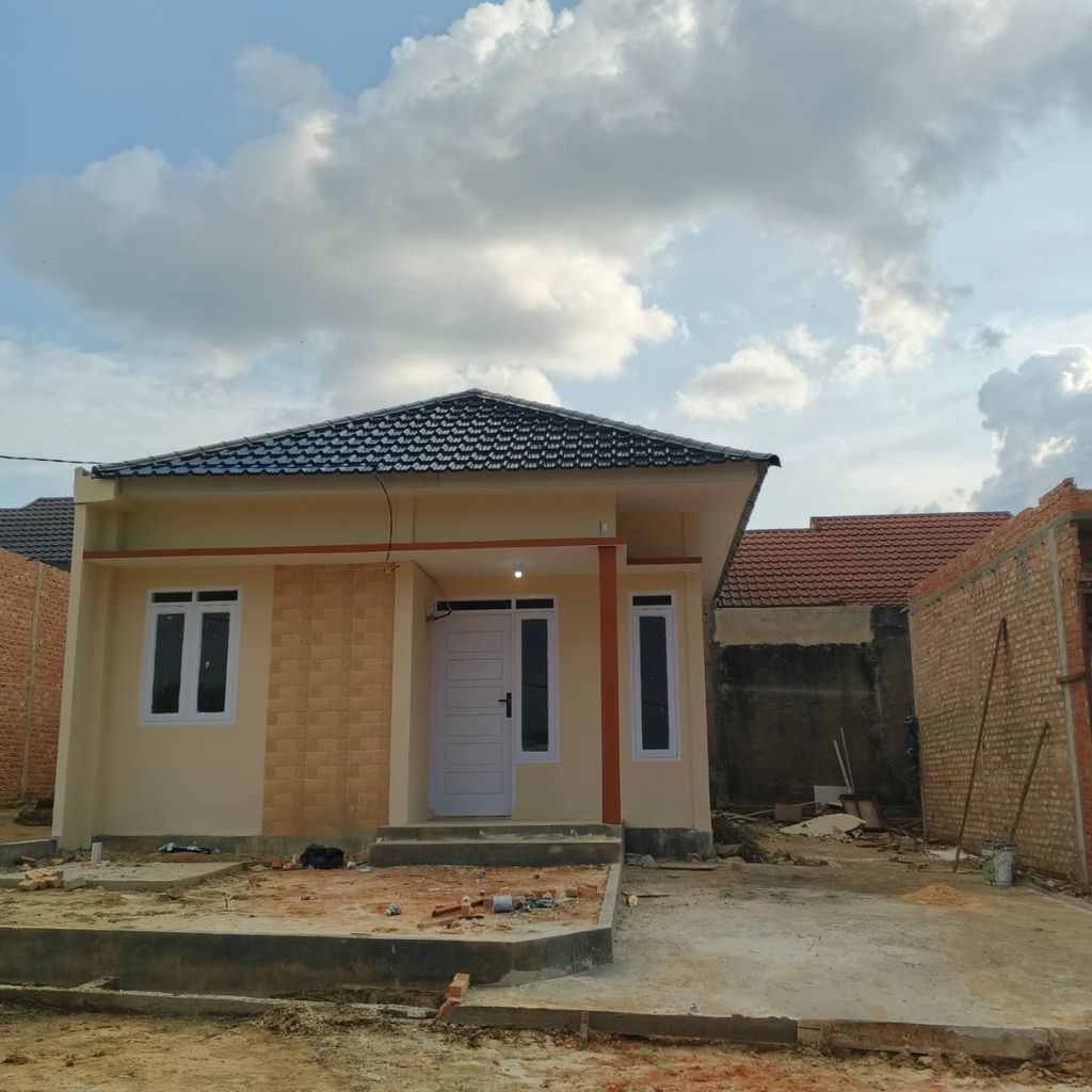 foto tampak rumah tipe 36 subsidi perumahan Perumahan Taman Budi Luhur