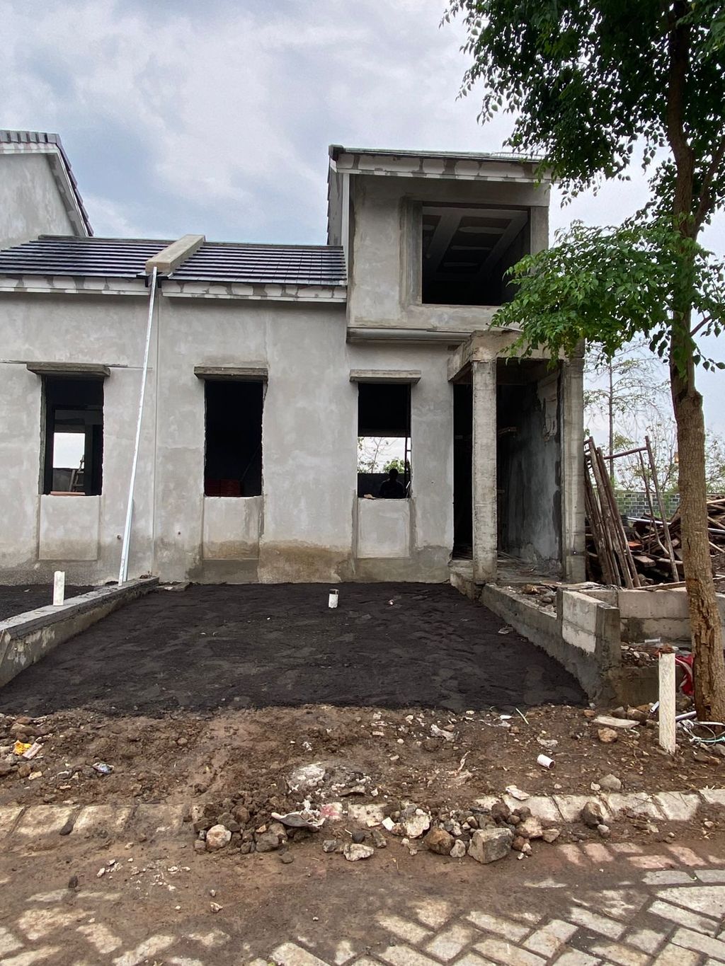 foto tampak rumah tipe CLUSTER PALAIS F8-25 perumahan Opra City