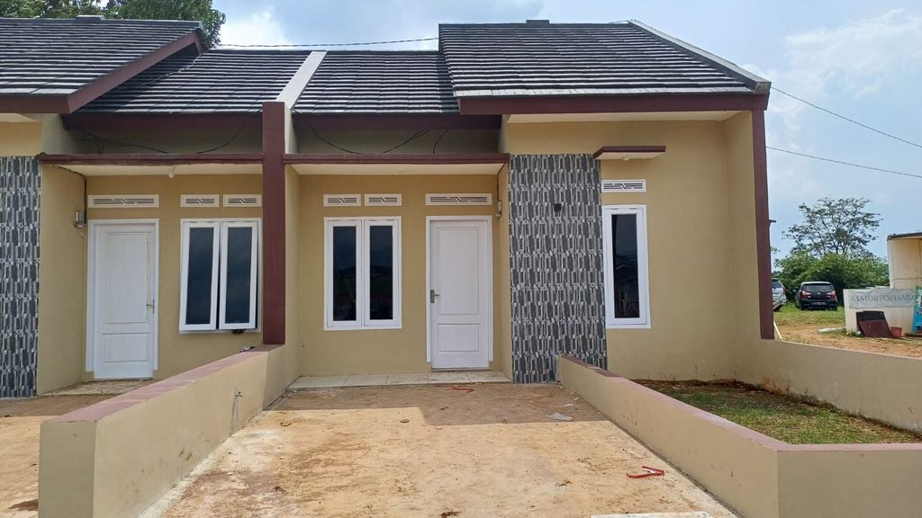foto tampak rumah tipe Subsidi perumahan Puri Nadiva Asri