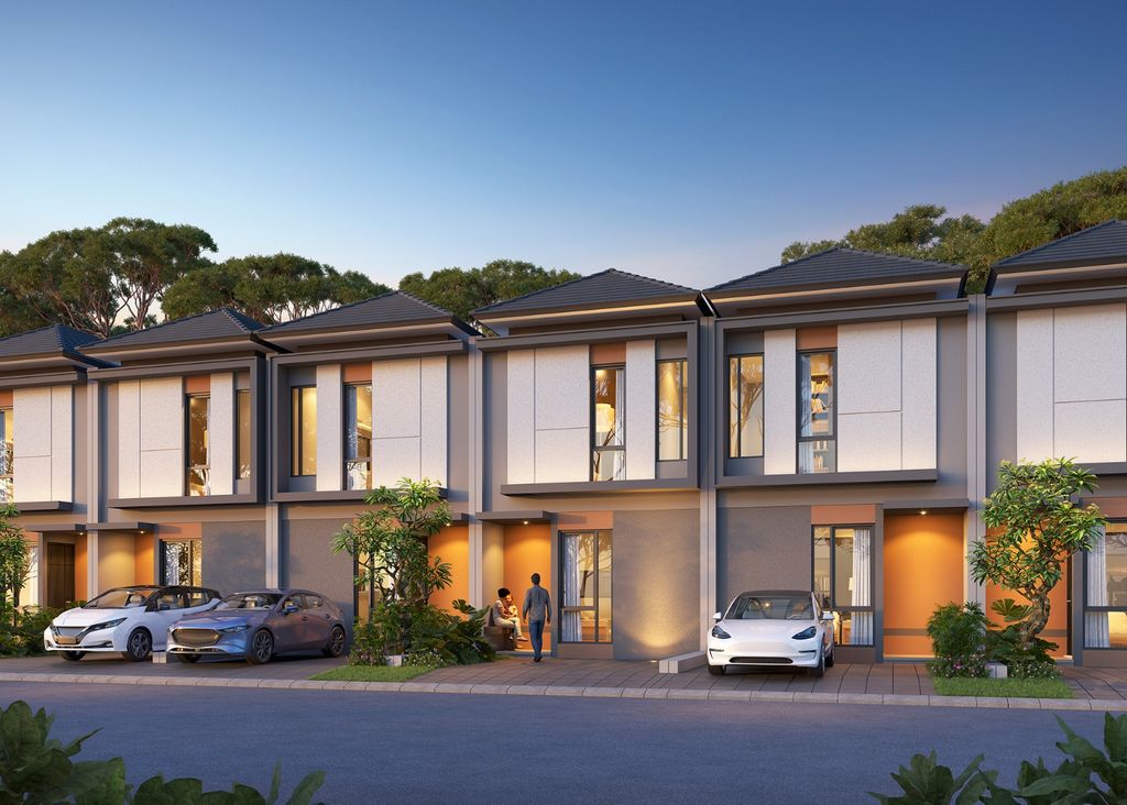 foto tampak rumah tipe PHACELIA 48/60 perumahan CITRALAND TEGAL_BRANDELLA