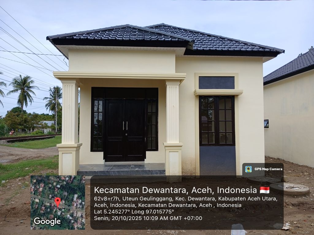 foto tampak rumah tipe 36 perumahan SENTOSA RESIDEN BANGKA JAYA