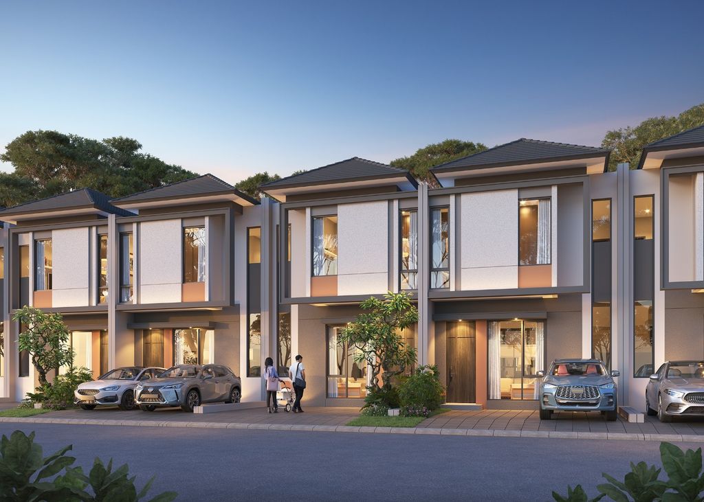 foto tampak rumah tipe ROCHELIA 60/72 perumahan CITRALAND TEGAL_BRANDELLA