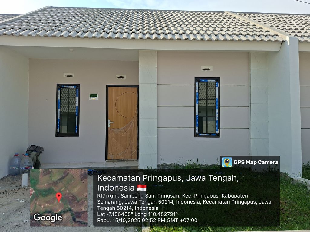 foto tampak rumah tipe 27/70 perumahan Parama graha wonoyoso