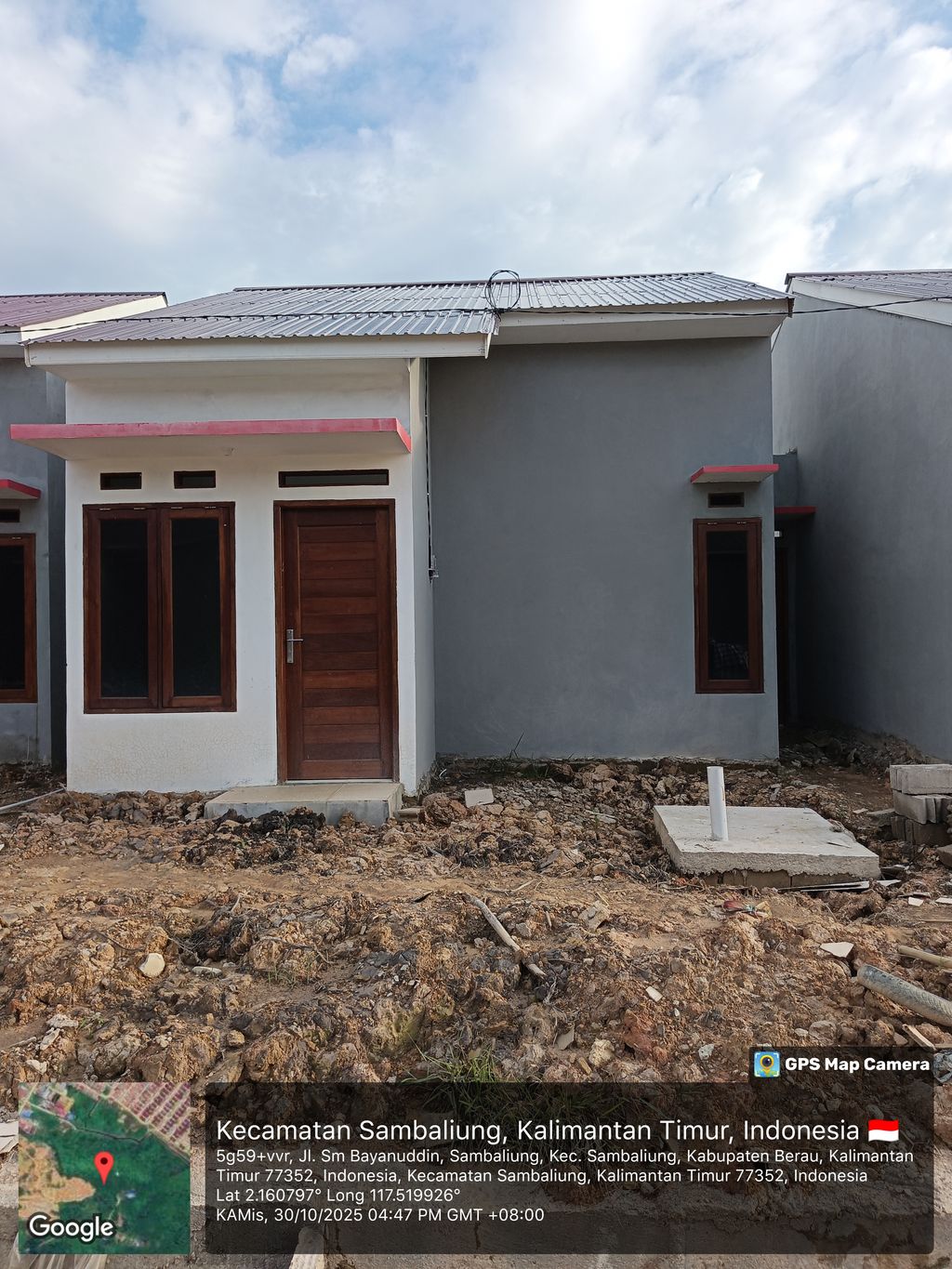 foto tampak rumah tipe 36 perumahan Akasia Village