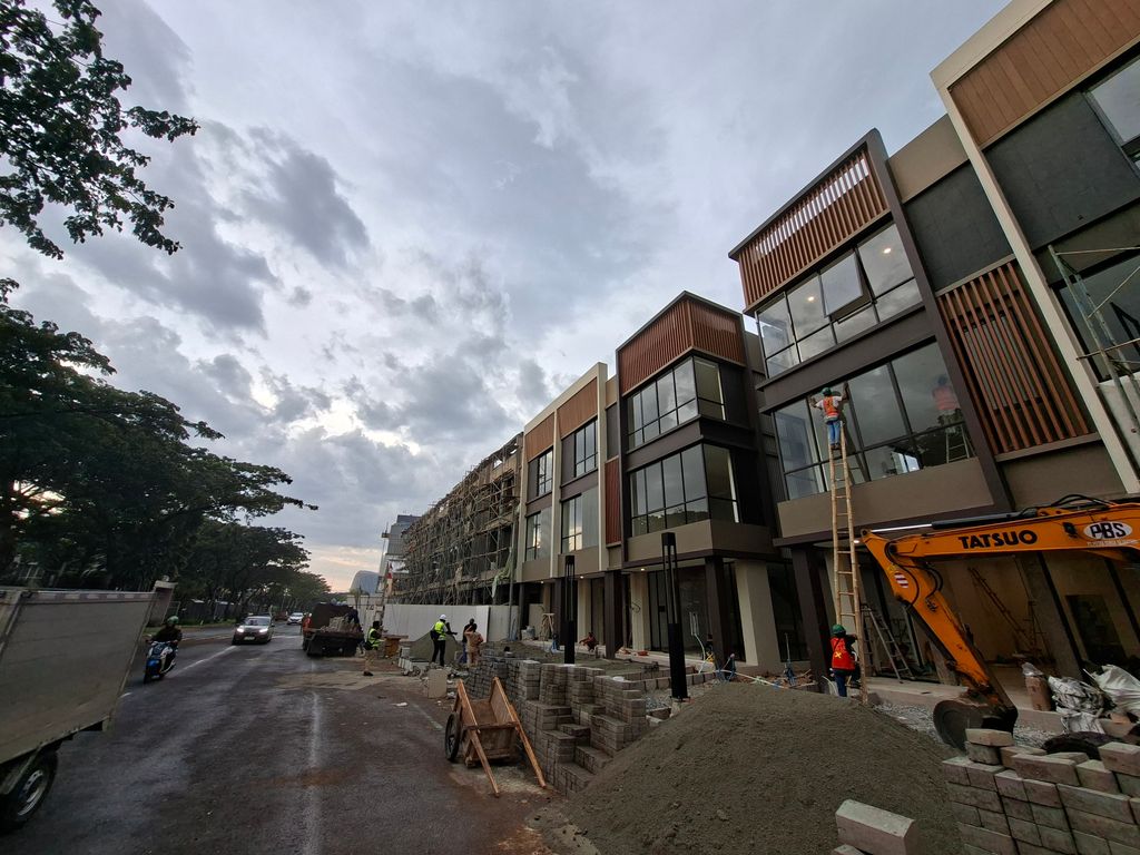 foto gerbang perumahan RUKO CITYHUB