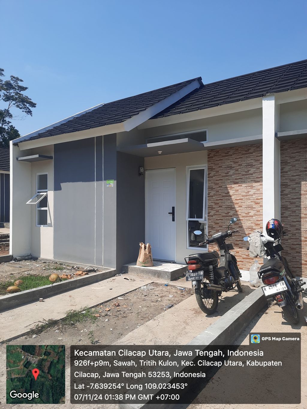 foto tampak rumah tipe 31/60 E4.2 perumahan TRITIH GOLF RESIDENCE TAHAP 2