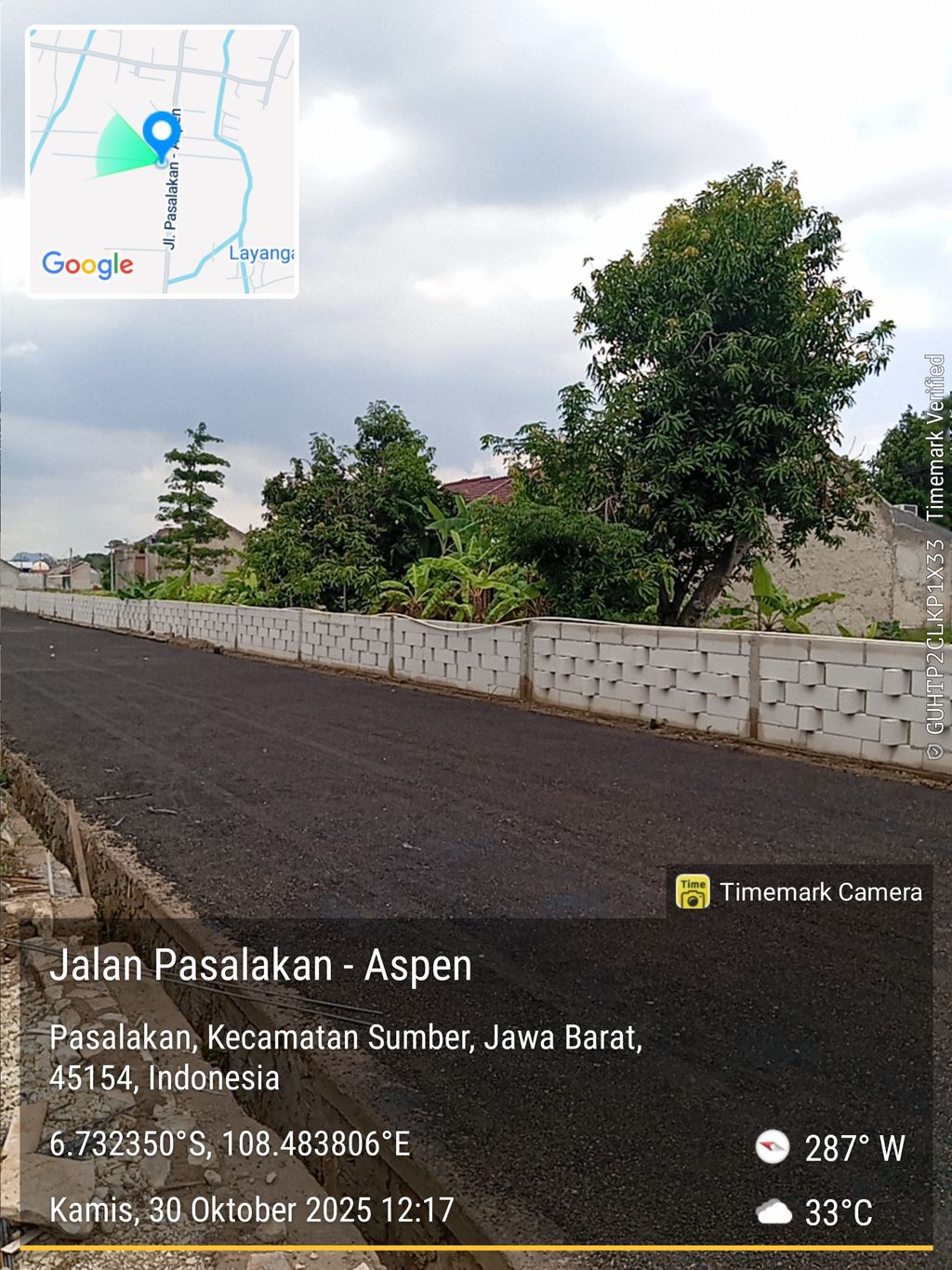 foto posisi tengah perumahan LENTERA BUMI PASALAKAN