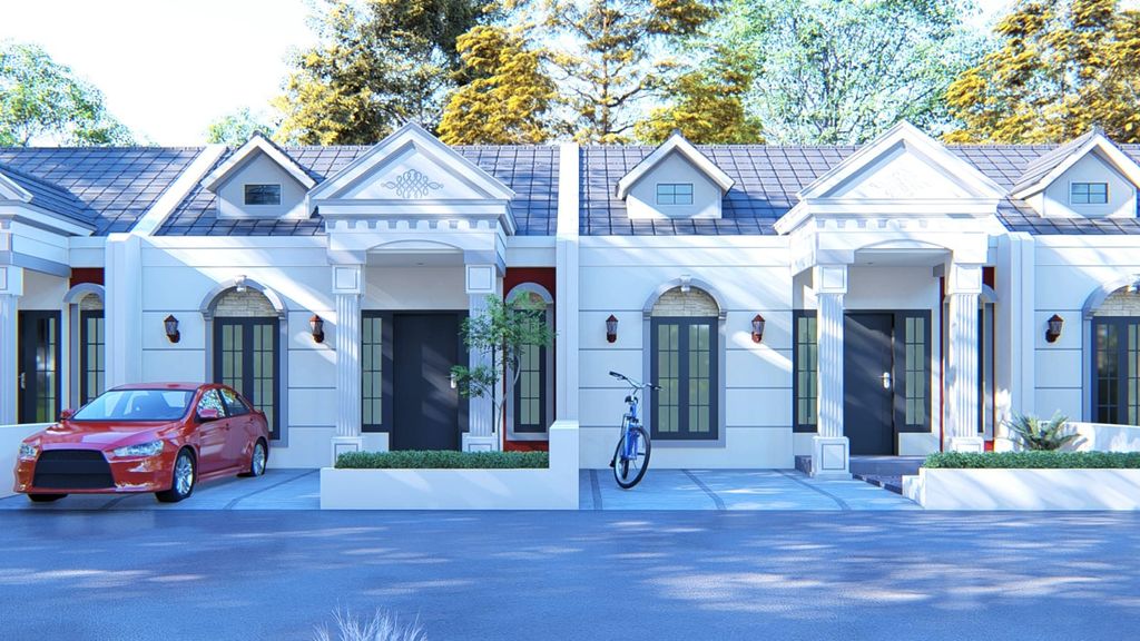 foto tampak rumah tipe 36 perumahan ZARAYYA RESIDENCE WATUSALAM