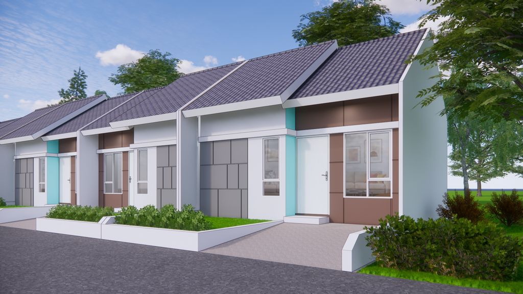 foto tampak rumah tipe SUBSIDI 28/63 perumahan GRIYA RAFADA 5 KALIWUNGU