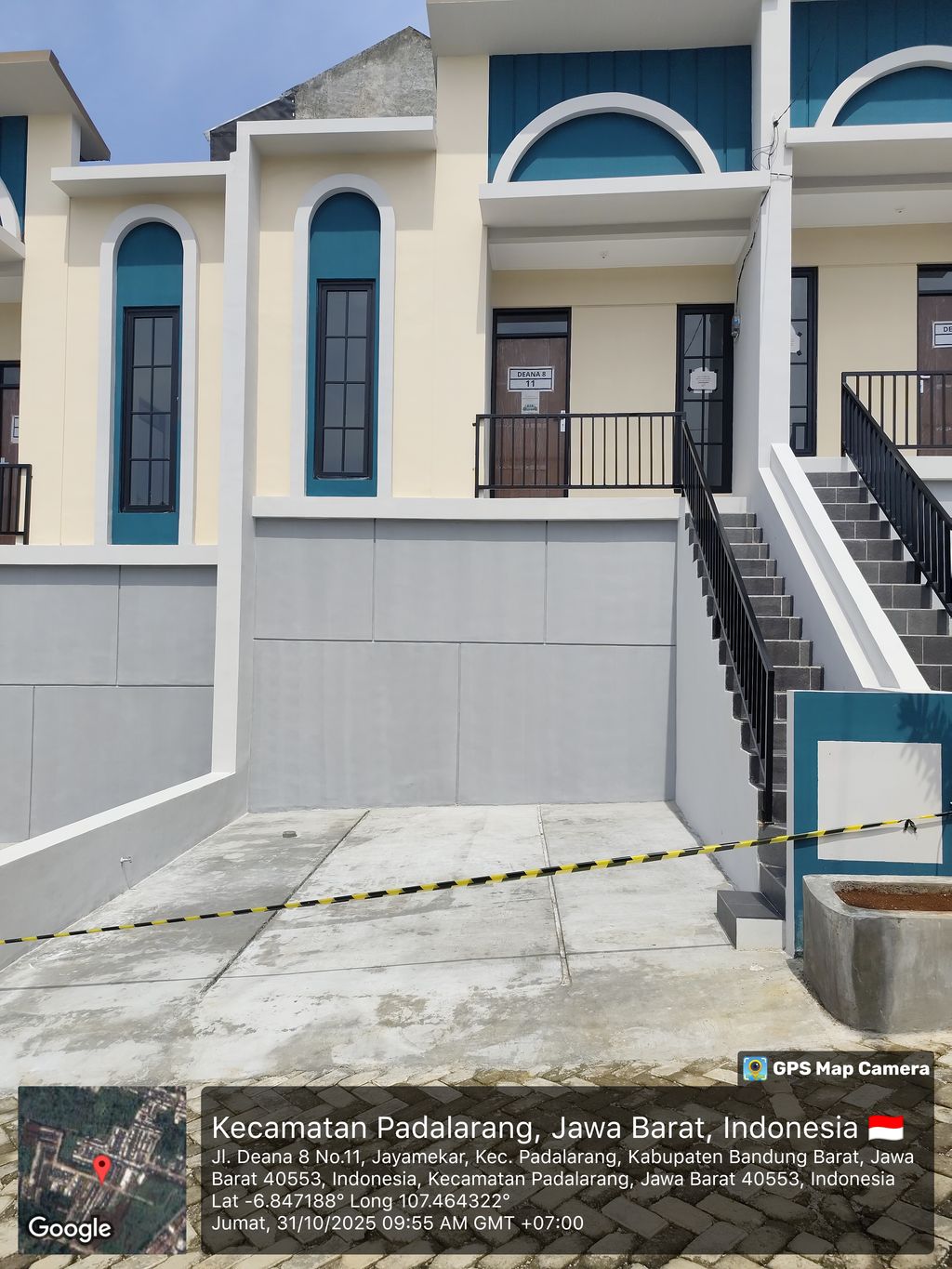 foto tampak rumah tipe 30 1 Lantai Kontur 3m (317) perumahan G-Land Padalarang Valley