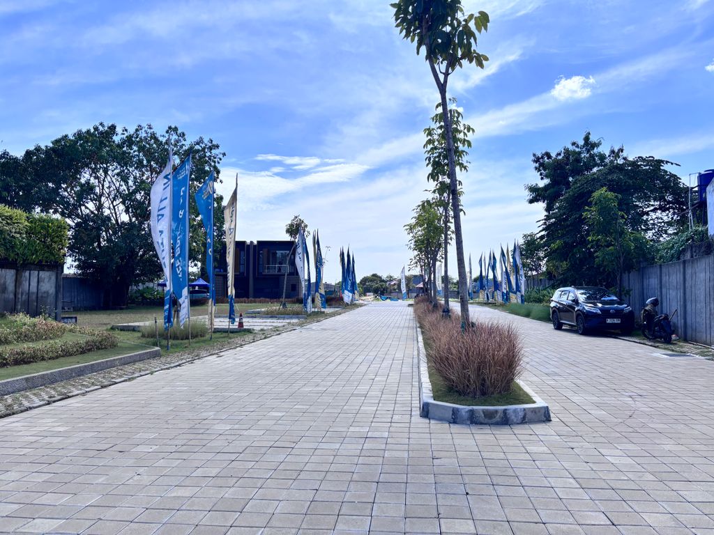 foto posisi tengah perumahan THE HANA PARK