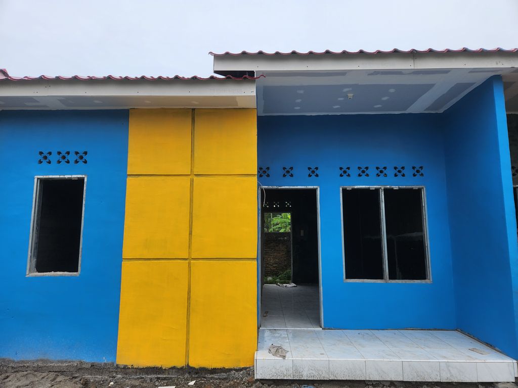 foto tampak rumah tipe 36 perumahan REGENCY ESTATE INDAH