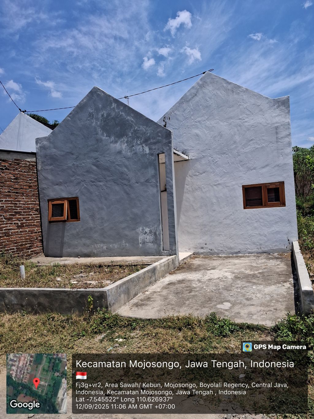 foto tampak rumah tipe 30 perumahan NEW AMERTA PARK