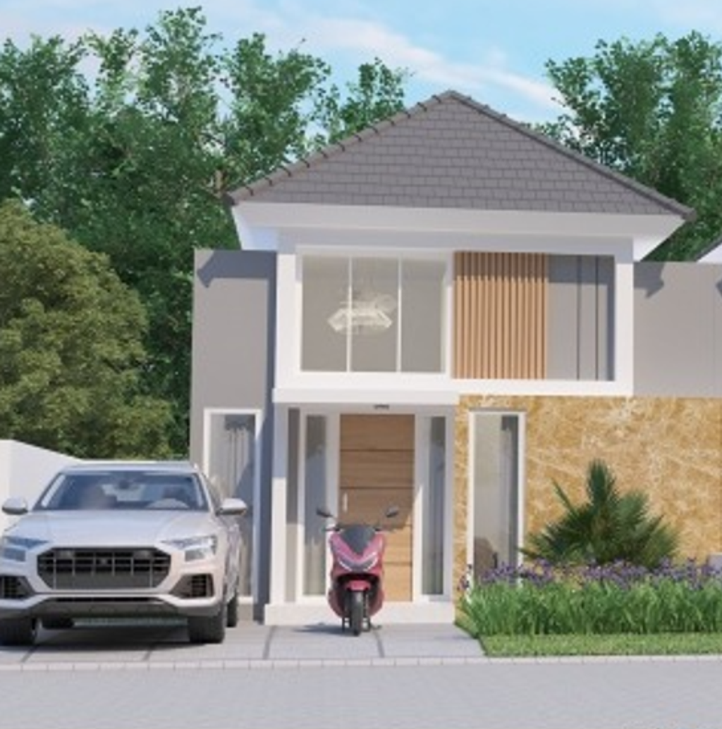 foto tampak rumah tipe 38/88 perumahan MUTIARA BANGIL ASRI