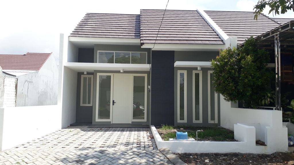 foto tampak rumah tipe Amarilis D-26A perumahan Banjar Mukti Residence 3