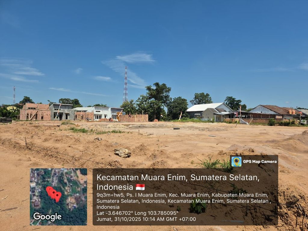 foto posisi tengah perumahan Zhafirah Regency