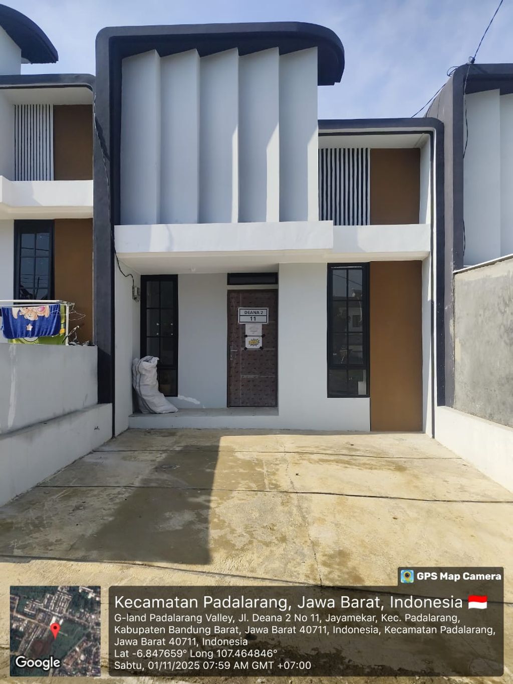 foto tampak rumah tipe 30 1 Lantai Landed (326) perumahan G-Land Padalarang Valley