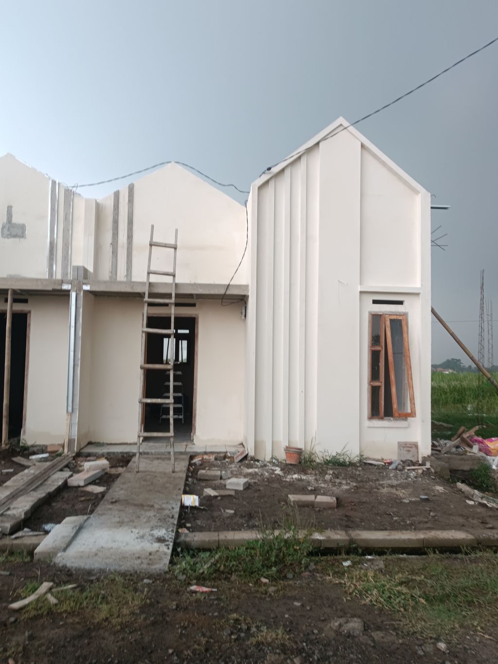 foto tampak rumah tipe Subsidi blok B perumahan Green Anjatan Residence