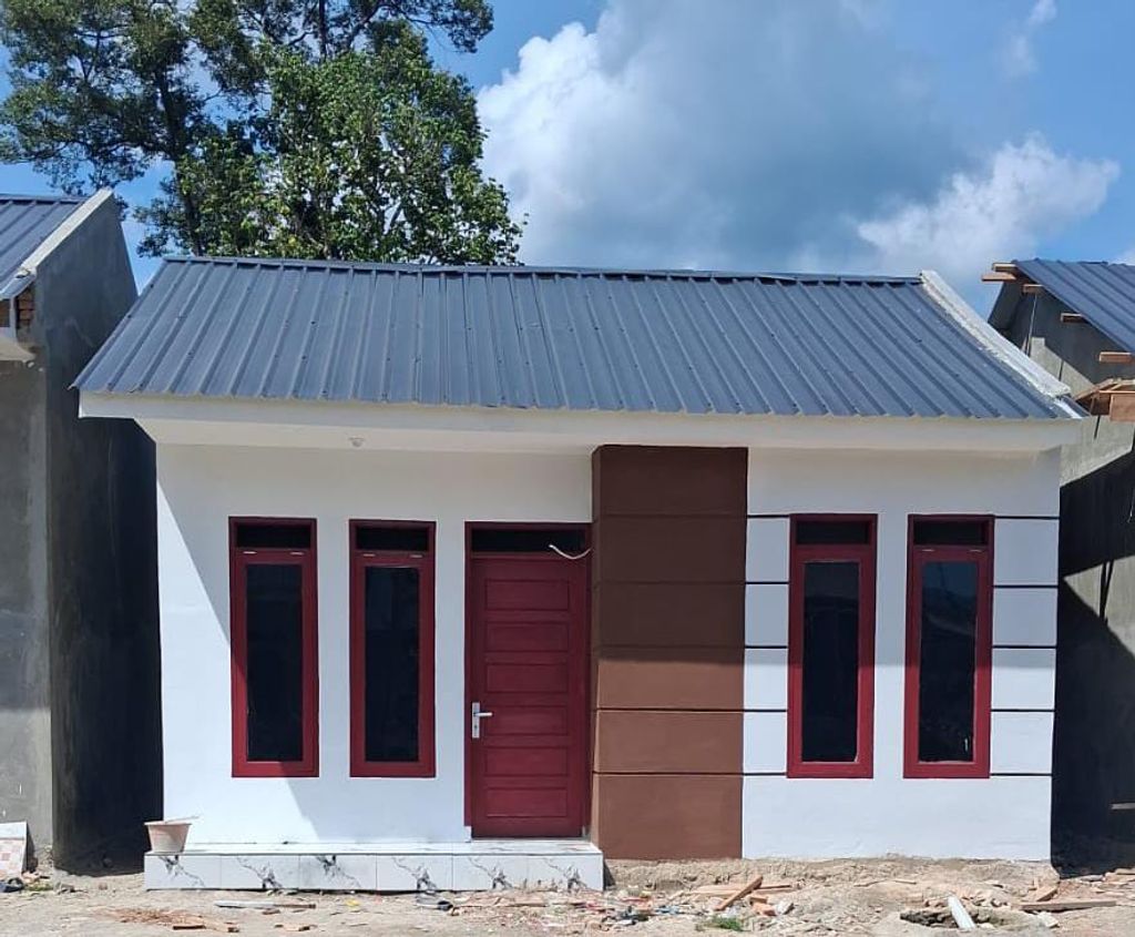 foto tampak rumah tipe 36 subsidi perumahan Wedansa House