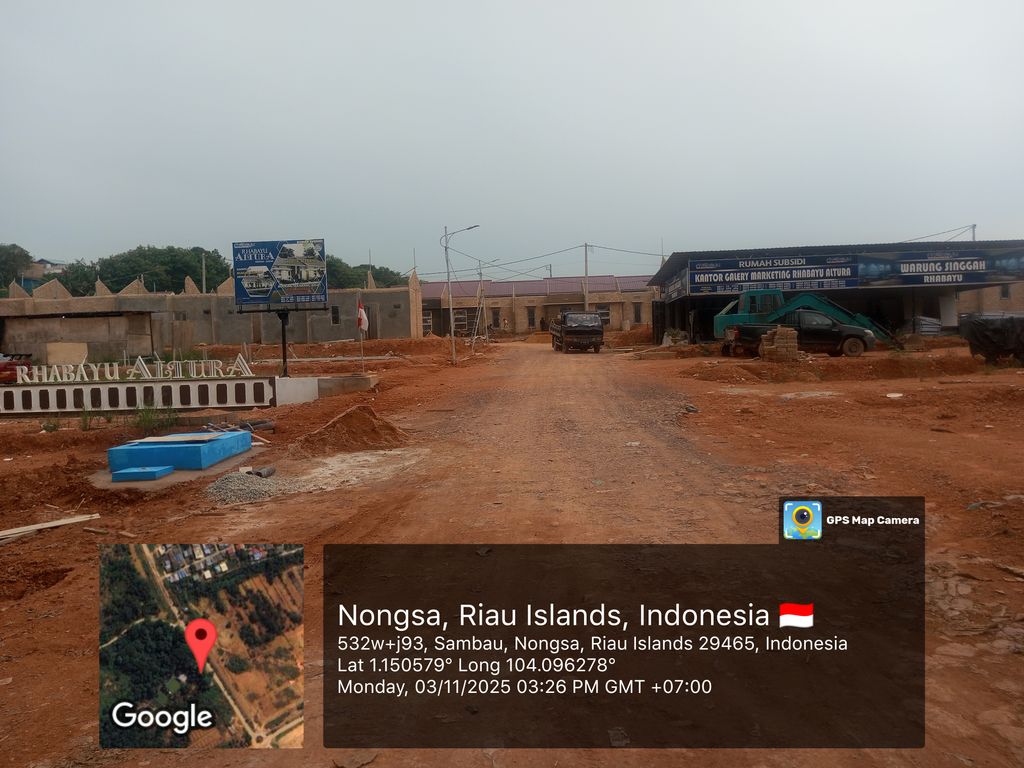 foto gerbang perumahan RHABAYU ALTURA