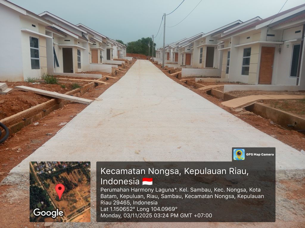 foto posisi tengah perumahan RHABAYU ALTURA