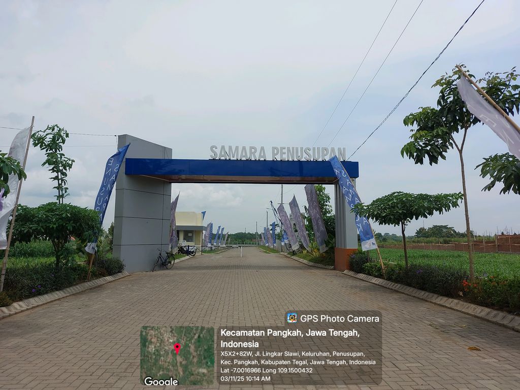 foto gerbang perumahan SAMARA PENUSUPAN
