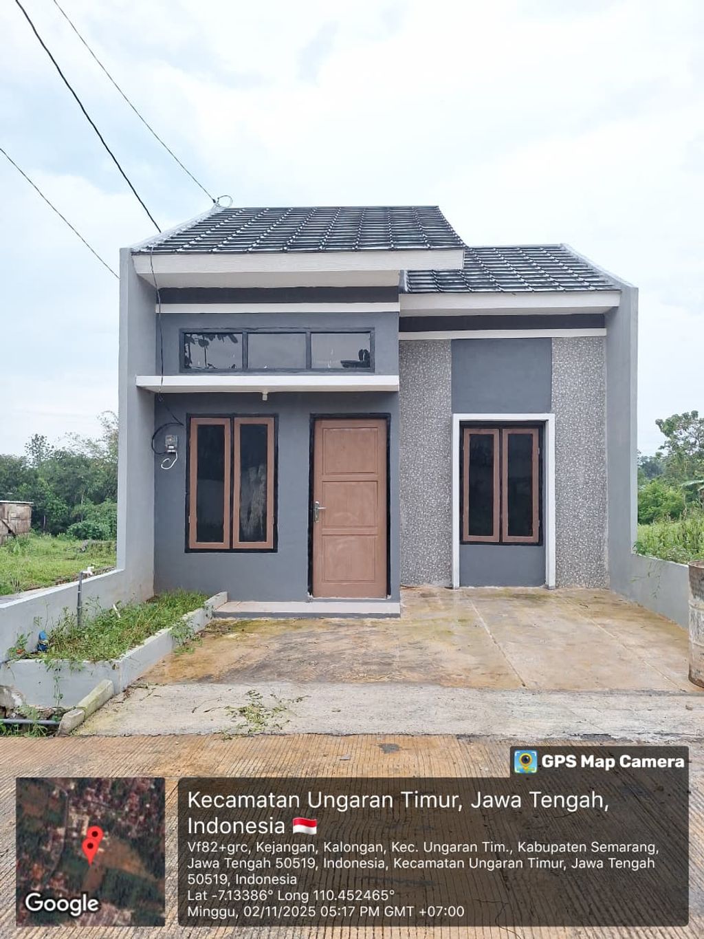 foto tampak rumah tipe 36/63 perumahan BERLIAN VILLAGE 2