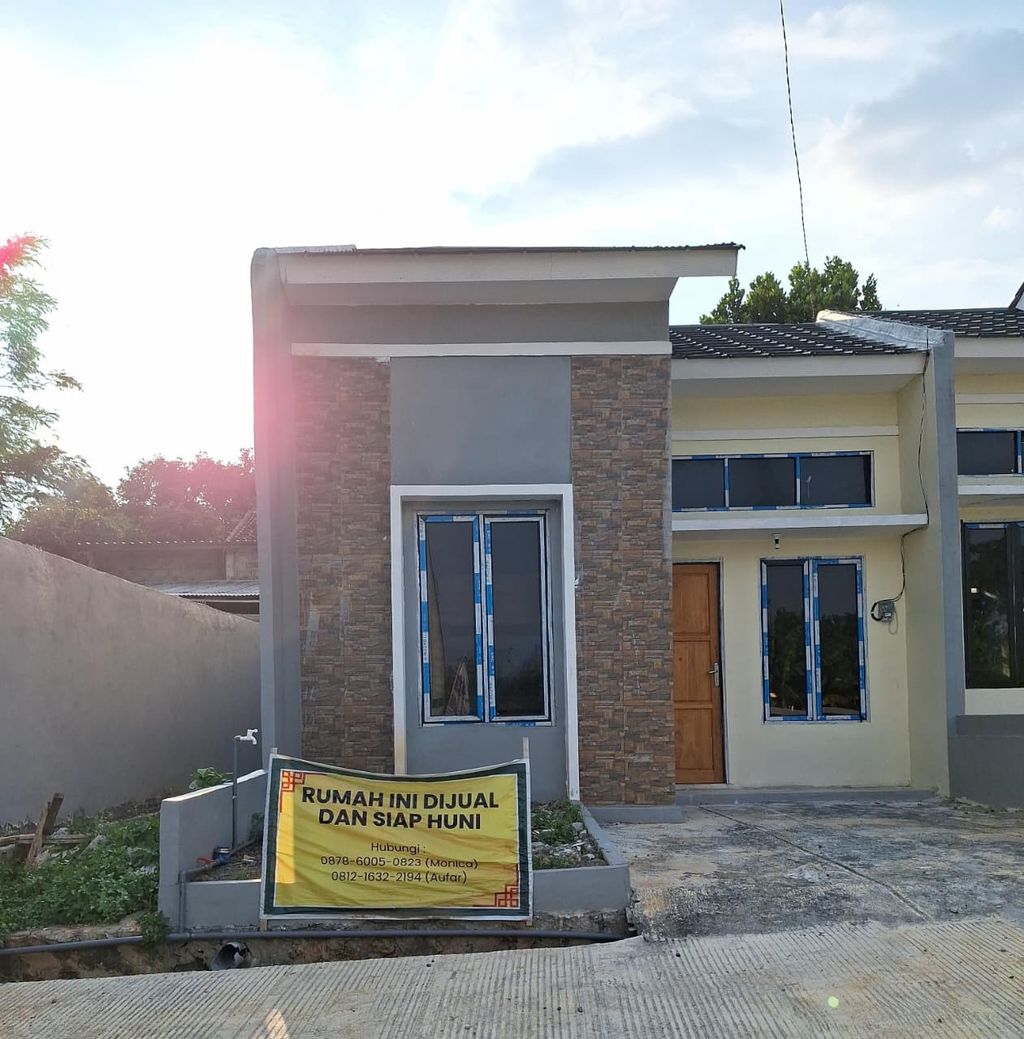 foto tampak rumah tipe 40/81 perumahan BERLIAN VILLAGE 2