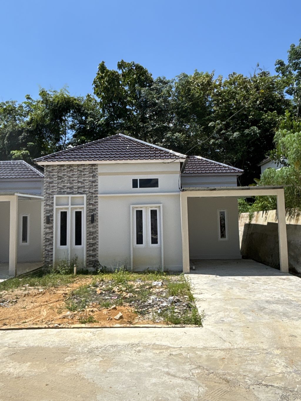 foto tampak rumah tipe Rumah Subsidi Abadi Residcence perumahan Abadi Residence