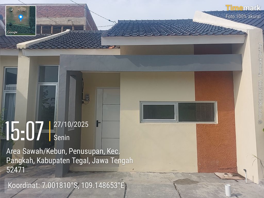 foto tampak rumah tipe 30 perumahan SAMARA PENUSUPAN