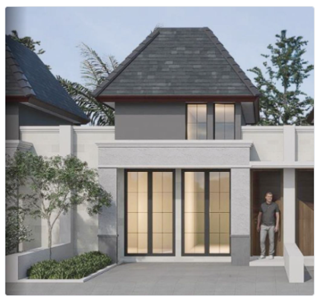 foto tampak rumah tipe BIRKA 45/90 (611.730.000) perumahan HARMONI PARK BEKASI