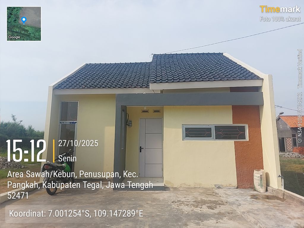 foto tampak rumah tipe 30 perumahan SAMARA PENUSUPAN