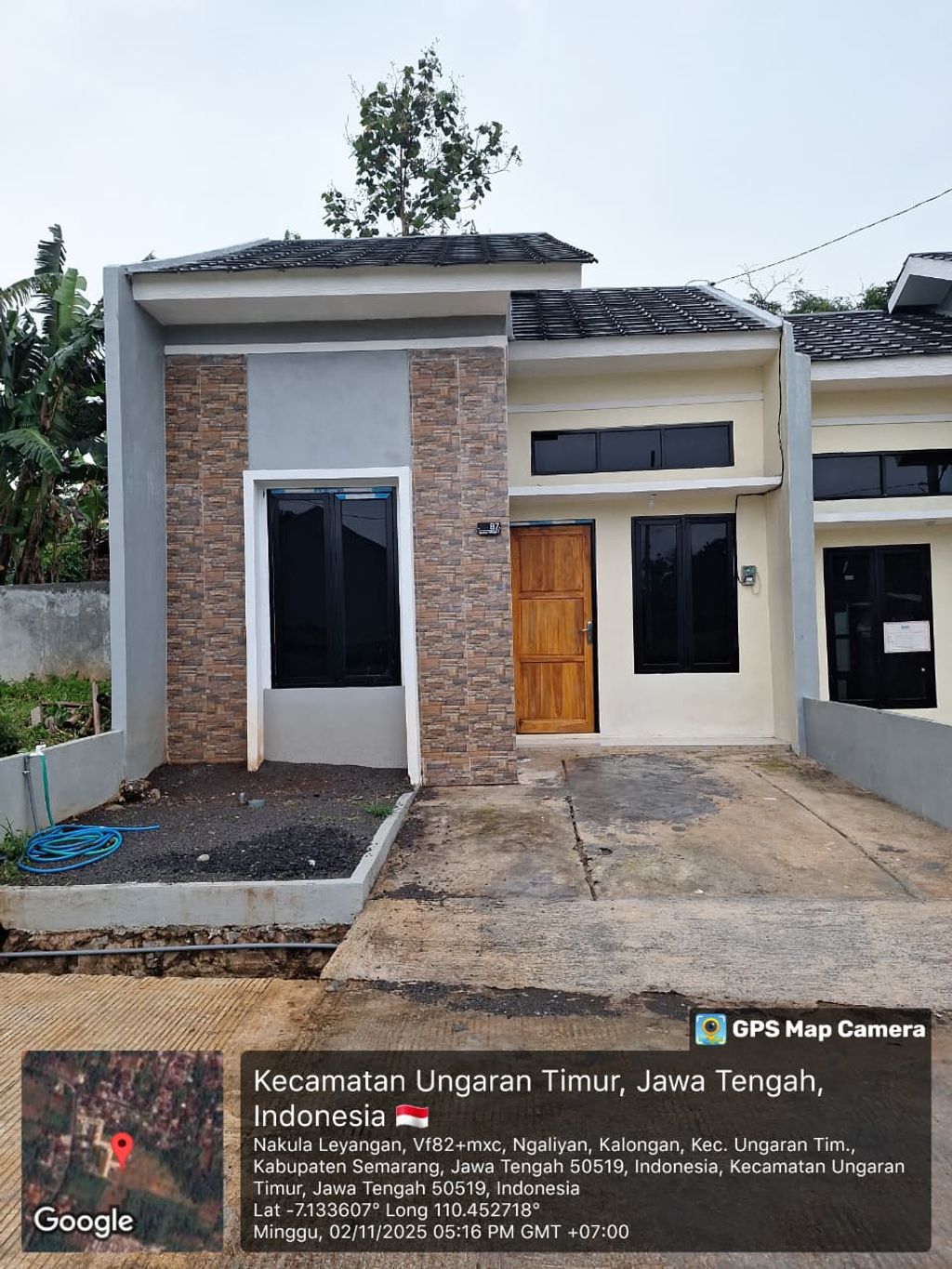 foto tampak rumah tipe 40/75 perumahan BERLIAN VILLAGE 2