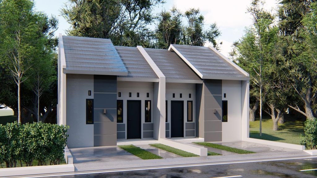 foto tampak rumah tipe 30/60 KOMERSIL perumahan Griya Wantilan Residence