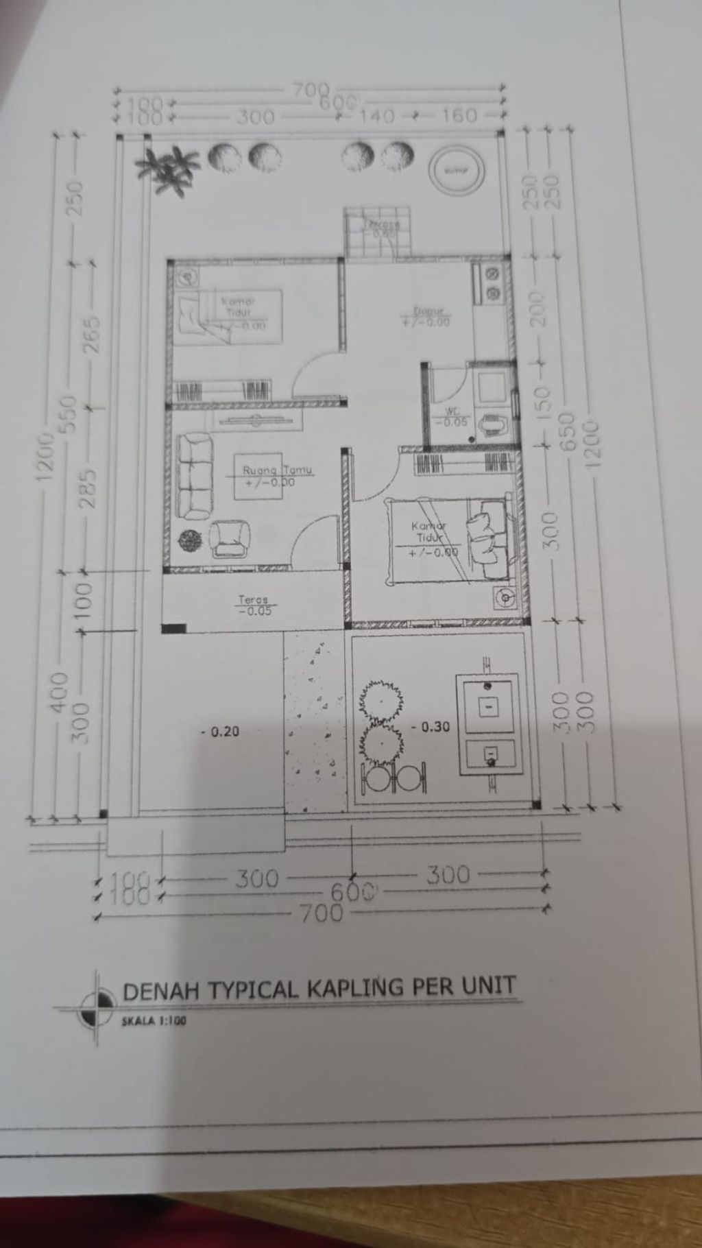 foto denah rumah tipe GRIYA TANJUNG SARI 3 perumahan GRIYA TANJUNG SARI 3