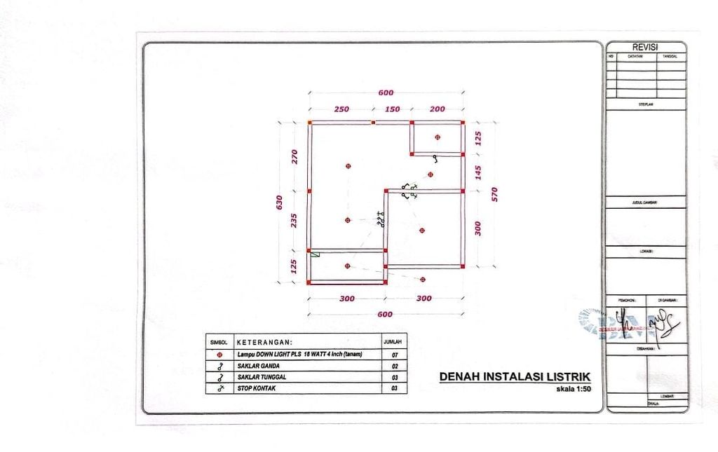 foto denah rumah tipe 36 perumahan CITRA RESIDENT MANDINGIN 3