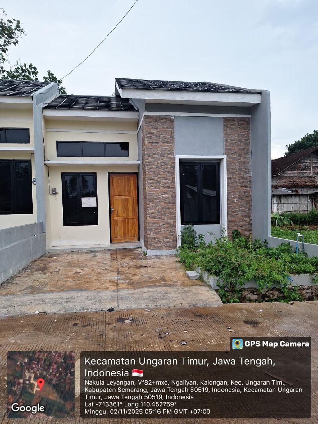 foto tampak rumah tipe 40/82 perumahan BERLIAN VILLAGE 2