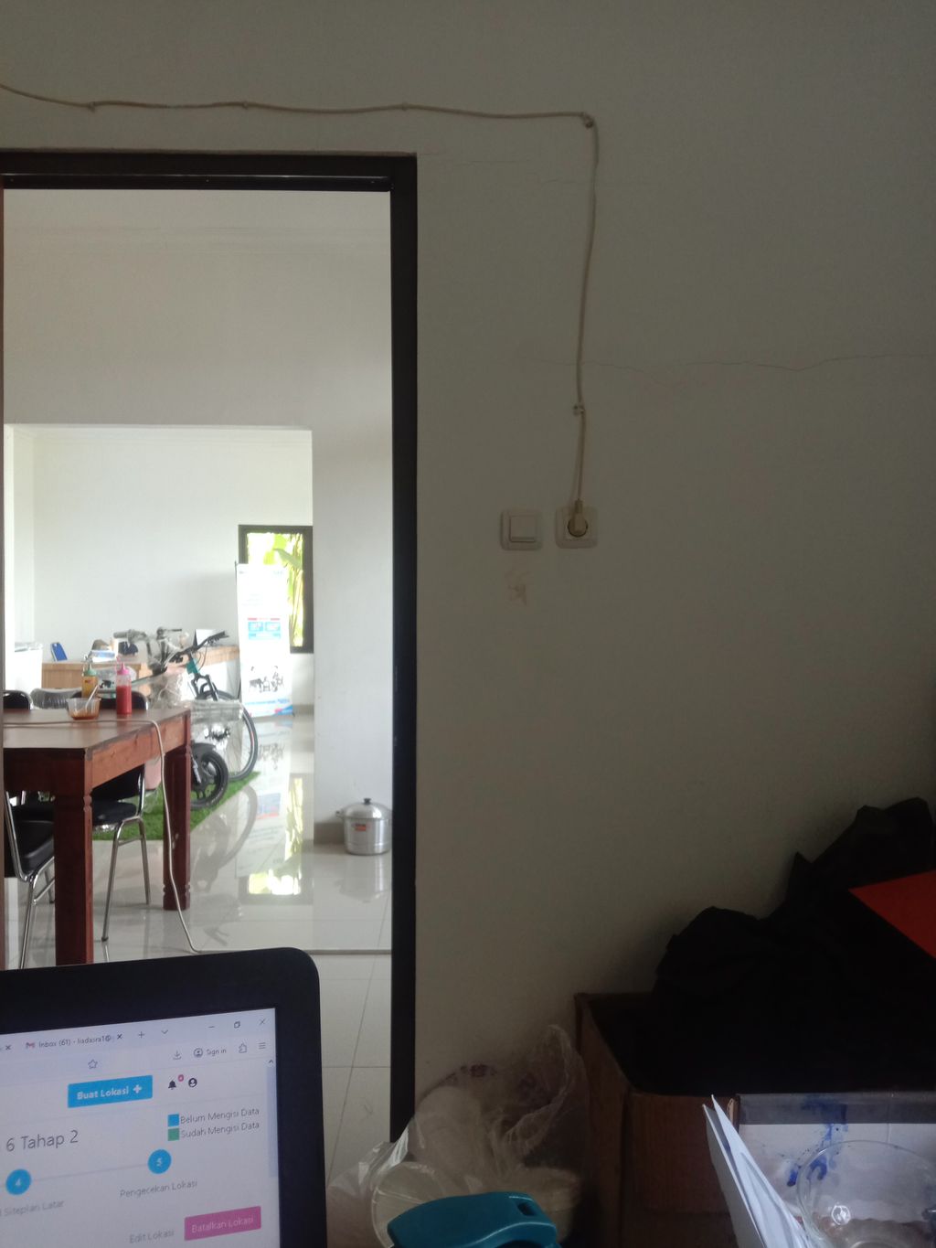 foto posisi tengah perumahan Bumi Mutiara Indah 6 Tahap 2